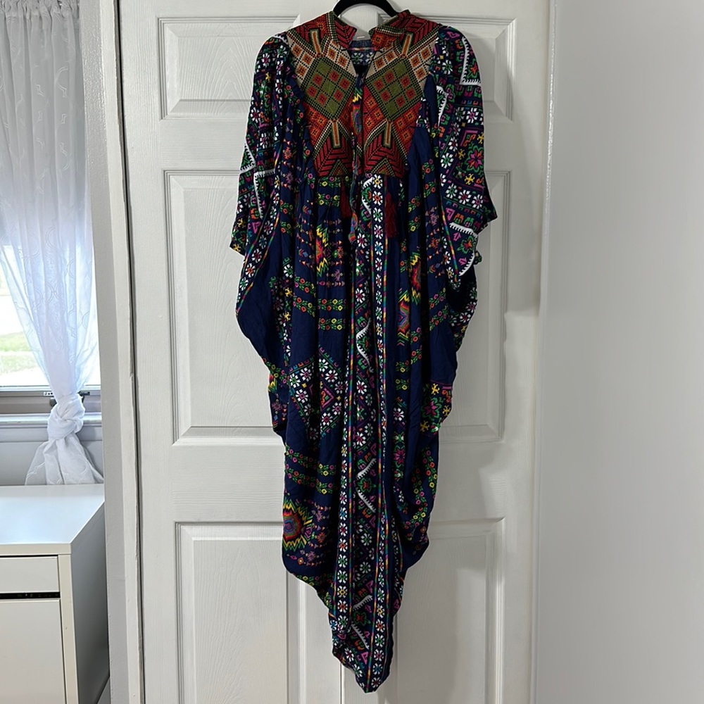 Egyptian poncho dress
